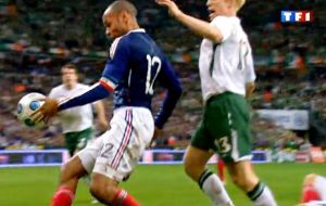 Thierry Henry's handball in classifiers with Ireland gave France victory and a place in South Africa.