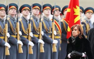 Cristina Fernández travelled to Russia on April 18, two weeks after it was revealed, thanks to Snowden, that Great Britain had been spying on Argentina.