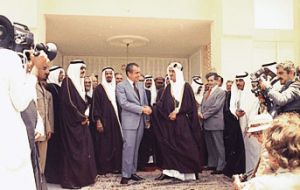 After the 1973 embargo, Nixon approached Saudi Arabia with a proposed deal to ensure that a repeat of such an embargo would never happen to the US  