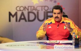“Due to being hit by flu and otitis, doctors have forbidden me to get on a plane and make the journey,” Maduro said in a broadcast on state television