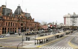 The usually busy and chaotic Buenos Aires City came to a complete halt, including port services and airline operations 