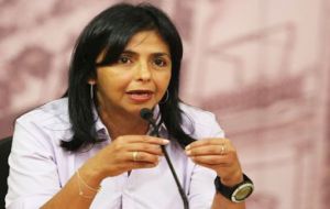 Rodriguez said Guyana's new government showed “a dangerous provocative policy against a peaceful Venezuela, backed by the imperial power of a US”