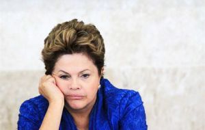 A shrinking economy and inflation running at an 11-year high have raised popular discontent with President Dilma Rousseff