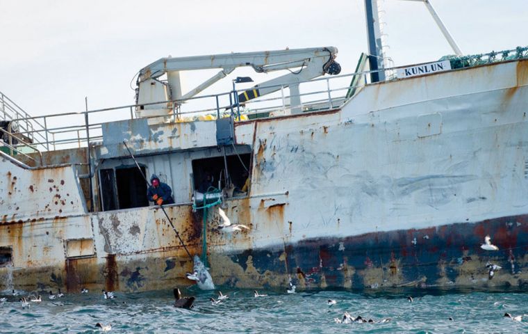 The fines, the highest known, are issued against companies and individuals for 19 serious infringements linked to illegal fishing activities in Southern Ocean.