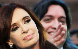The Argentine president will not run for any office in the coming elections, but son Maximo Kirchner will most probably become lawmaker for Santa Cruz 