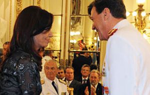 President Cristina Fernandez's decision in July 2013 to name intelligence expert Milani head of the army was sharply criticized by human rights groups