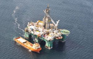 The companies named are Premier Oil Plc; Falkland Oil and Gas Ltd, Rockhopper Exploration Plc, Noble Energy Inc and Edison International Spa.