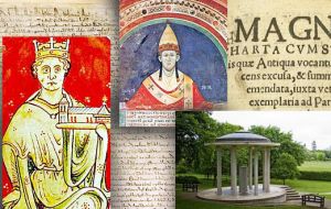 An indemnity proposal of £24,000,000 in respect of the global tour of the Magna Carta and King’s Writ was requested from Parliament 