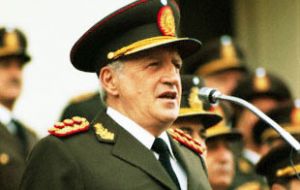 Galtieri said that the Malvinas invasion was the “the first step for the recovery of the islands of the South” in reference to territories disputed with Chile 