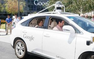 Dilma met with Google executive chairman Eric Schmidt, who showed off one of the company's self-driving cars before sending her on a test drive. 