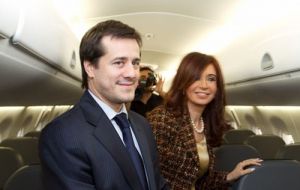 The third place (21.73%) was for Mariano Recalde, who heads Aerolineas Argentinas and has been endorsed by president Cristina Fernández