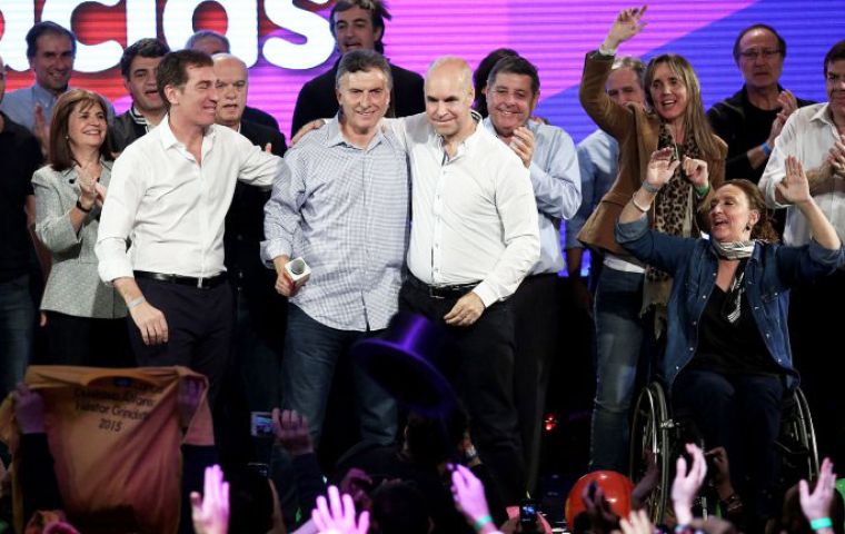 BA city Mayor Macri's chief of staff was winning the election with 45.62% of votes, followed by ECO's Martín Lousteau, with 25.6% of votes.