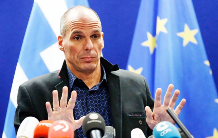 “If necessary, we will issue parallel liquidity and California-style IOU's, in an electronic form. We should have done it a week ago,” said Yanis Varoufakis