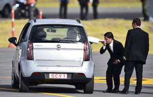 In line with his simple style, Francis rode into Guayaquil in a small silver Fiat  with Vatican City number plates: “SCV 1”, State of Vatican City.
