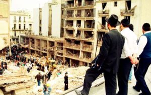 Perpetrators of the 18 July 1994 bombing that killed 85 people and wounded hundreds have never been identified, but Singer charged Iran was responsible.