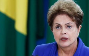 The survey showed that 84.6% of Brazilians believe Rousseff is unable to handle the country's worst economic downturn in 25 years
