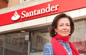 Ana Botin, Santander chairman, said the first-half results showed the “soundness and consistency” of the bank's business model