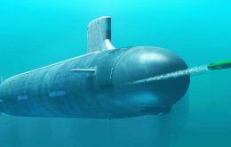 The underwater drone launched from the USS North Dakota is a REMUS 600 Autonomous Underwater Vehicle 