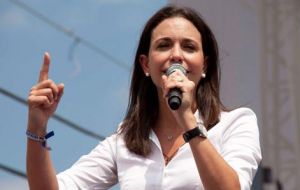 Opposition leader Maria Corina Machado said she had tried to register on Monday as a candidate but her application was rejected.