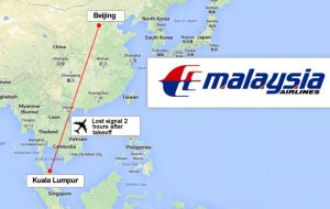 Malaysia Airlines Flight MH370 disappeared in March last year en route from Kuala Lumpur to Beijing with 239 passengers and crew on board.