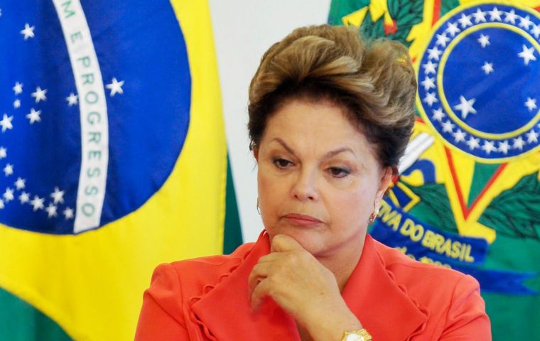 The public opinion poll showed Rousseff is the most unpopular democratically elected president since the end of Brazil's military dictatorship in 1985.