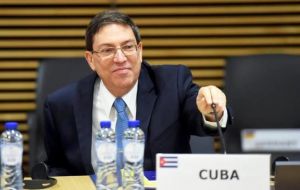 Rodriguez replied saying Cuba is not a place where there are acts of racial discrimination or police brutality that result in deaths (Pic Reuters)