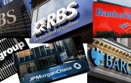 The banks include HSBC, Barclays, BNP Paribas, Bank of America, JP Morgan, Citibank, Goldman Sachs, RBS and UBS.
