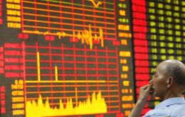 The benchmark Shanghai Composite opened down 2.7% at 3,646.75 points on Wednesday before sliding further to register a 5% loss by mid-morning.
