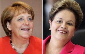Merkel and Rousseff are scheduled to meet on Thursday (20) and both will make a statement to the press about the importance of the bilateral relationship. 