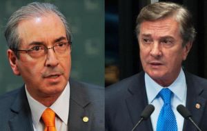 Cunha and Collor, now senators are among 50 politicians under investigation over a scheme that saw some $2bn illegally diverted from Petrobras accounts