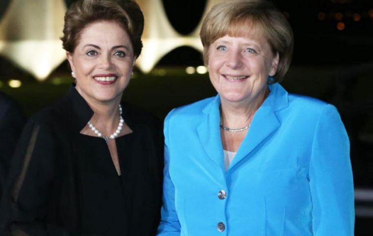 “We could broaden our trade. We need reliable investment conditions”, said Merkel as she pressed for better access to Brazilian markets