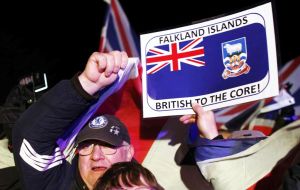 The Falklanders have not indicated any desire for change: indeed they voted in 2013 by 99.8% to remain British.