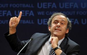 UEFA president Michel Platini is the favorite to win the FIFA presidential election on Feb. 26.