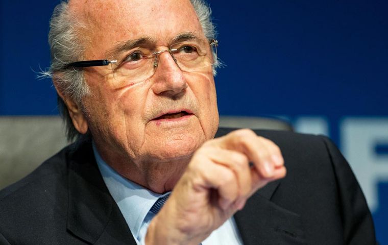 “FIFA is not corrupt. There’s not general organized corruption” said Blatter, ”there's no corruption in football, there's corruption with individuals”