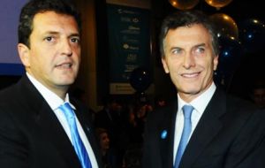 Sergio Massa ruled out the possibility of establishing a broader alliance ahead of October’s elections with Buenos Aires City mayor Mauricio Macri.