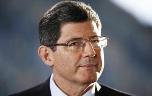 Rousseff denied rumors Finance Minister Joaquim Levy was leaving and said he was not unhappy with the government despite differences over the budget.