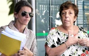 Fein was ”upset” with Federal Judge Arroyo Salgado (L), Nisman’s ex-wife, whose lawyers had called Fein’s efforts on the Nisman case “a shitty investigation.”