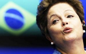 S&P said its decision was based on the mounting political problems faced by President Rousseff that have muddled economic policy.