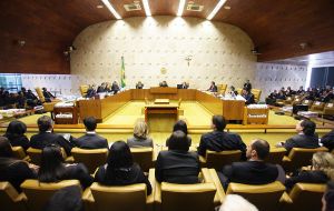 In Brazil the Supreme Court handles all cases involving federal politicians and thus the Police request to question the former president