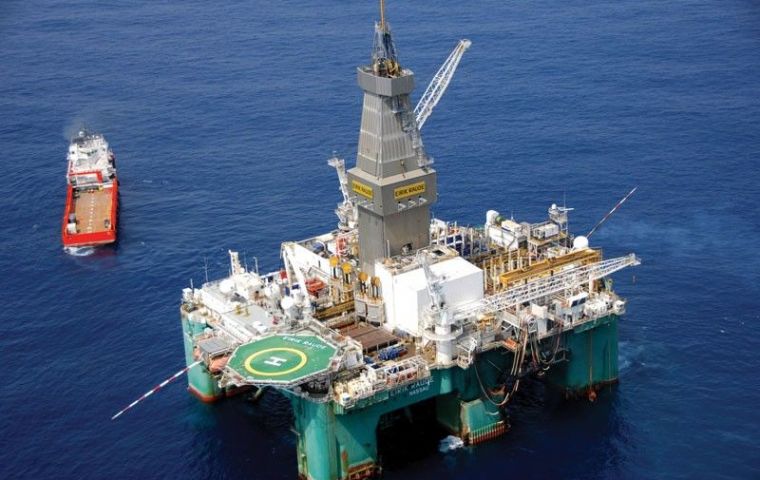 Drilling continues on the Humpback exploration well to the south of the Falklands and none of the reservoir objectives have been penetrated yet. 