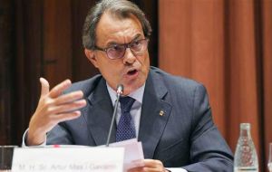 Premier Artur Mas said that if pro-independence parties win a majority in the regional parliament, there will be a mandate to push ahead with secession plans