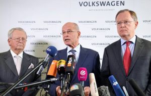 VW supervisory board said Winterkorn “had no knowledge of the manipulation of emissions data,” and thanked him for his “towering contributions”