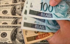 Tuesday was also the day when the Brazilian currency hit an all time record low, breaking the psychological barrier of 4 Reais to the greenback.