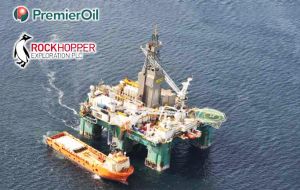 Premier Oil is the operator of the project with a 36% stake, with Falkland Oil and Gas holding a 40% stake and Rockhopper Exploration holding the balance.