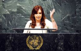 Cristina Fernandez dedicated much of her speech to the UN General Assembly to talk about the spy-case and lack of cooperation from the US