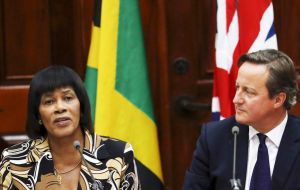 Jamaica PM said she was “aware of the obvious sensitivities”, but was “involved in a process under the auspices of Caricom to engage the UK on the matter”.