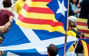 Catalonia, like Scotland, has a per capita GDP that is higher than the EU average