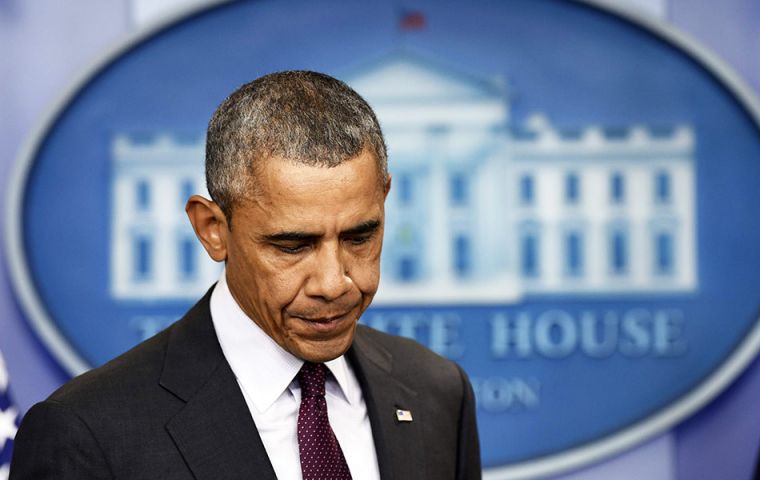 Obama, with some anger in his voice, said the US has become numb to such shootings and the response has become routine. 