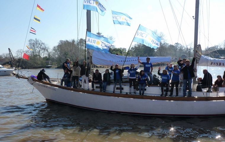 “La Sanmartiniana” was adrift in Falklands FOCZ and was rescued by FPV Protegat and weather allowing will be towed to Stanley