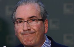 ”Under no condition. There's not the smallest chance that I might resign, that I would request approval (to do so) or anything similar,” Eduardo Cunha said
